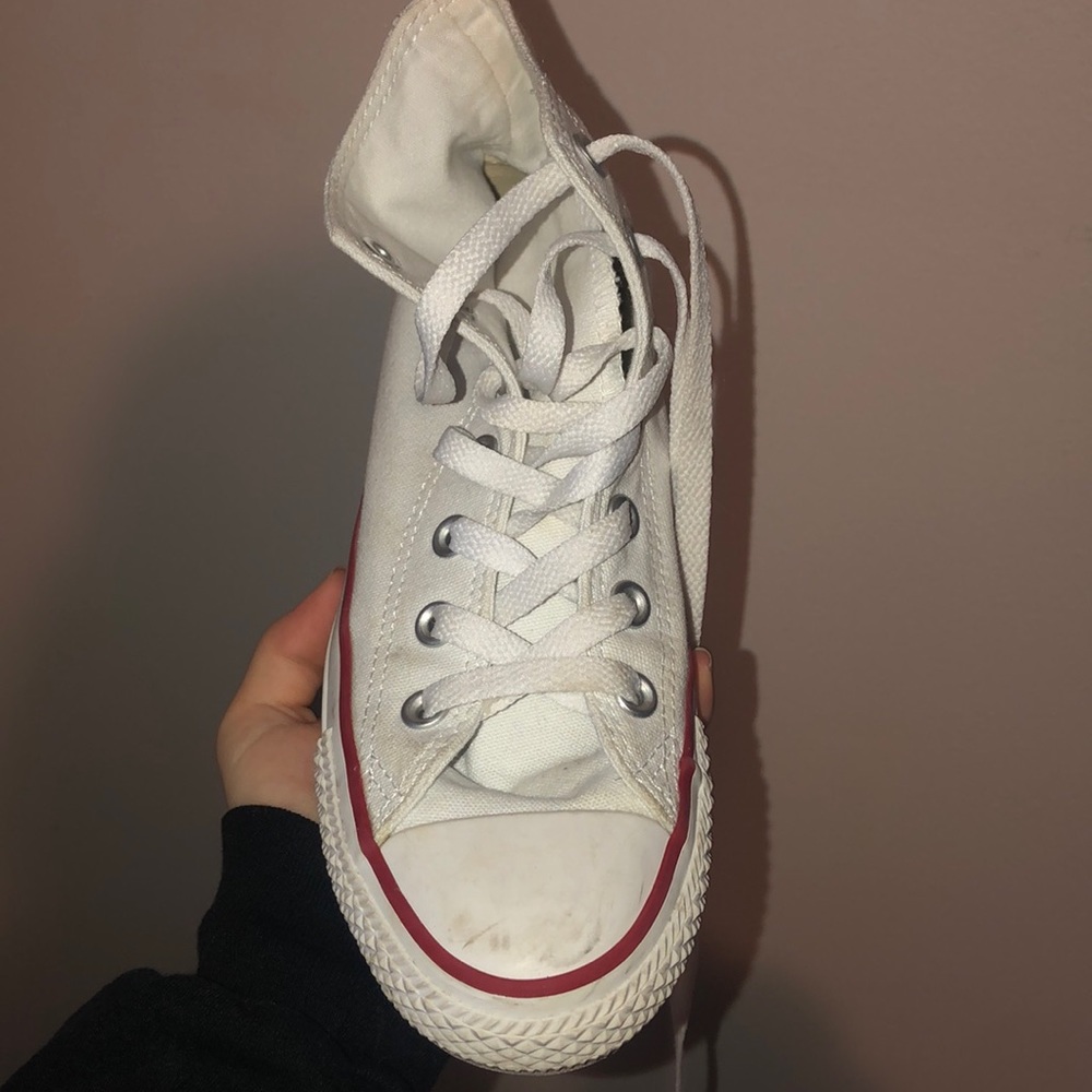 White High Top Converse